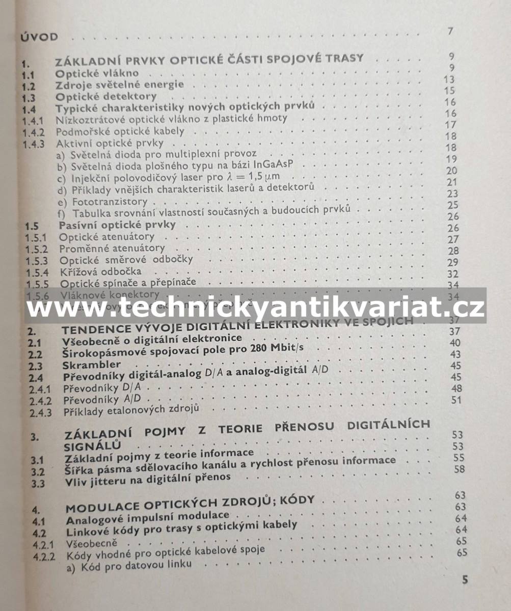 Sdělovací systémy s optickými vlákny - Zdeněk Kubíček (1983)