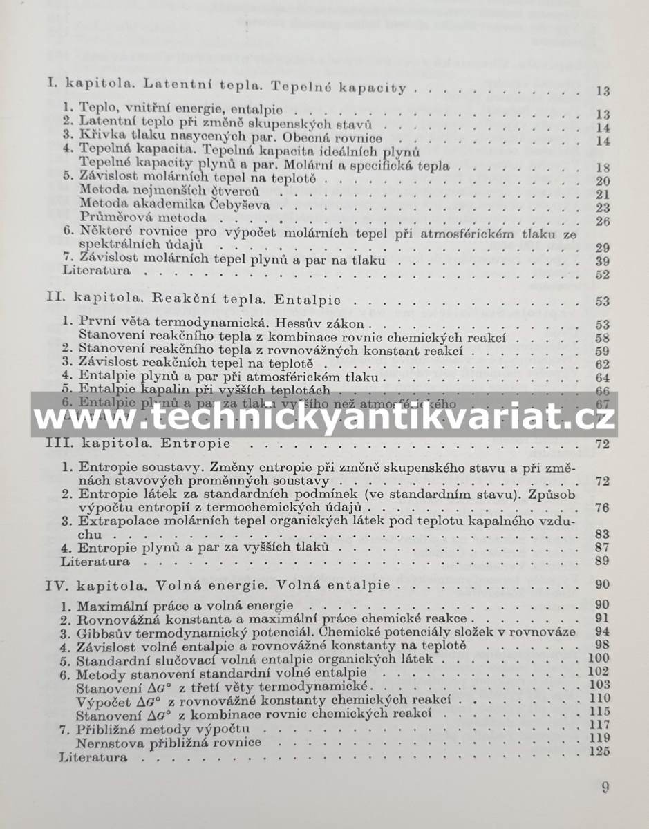 Thermodynamické výpočty petrochemických pochodů - A.A. Vvedenskij (1963)