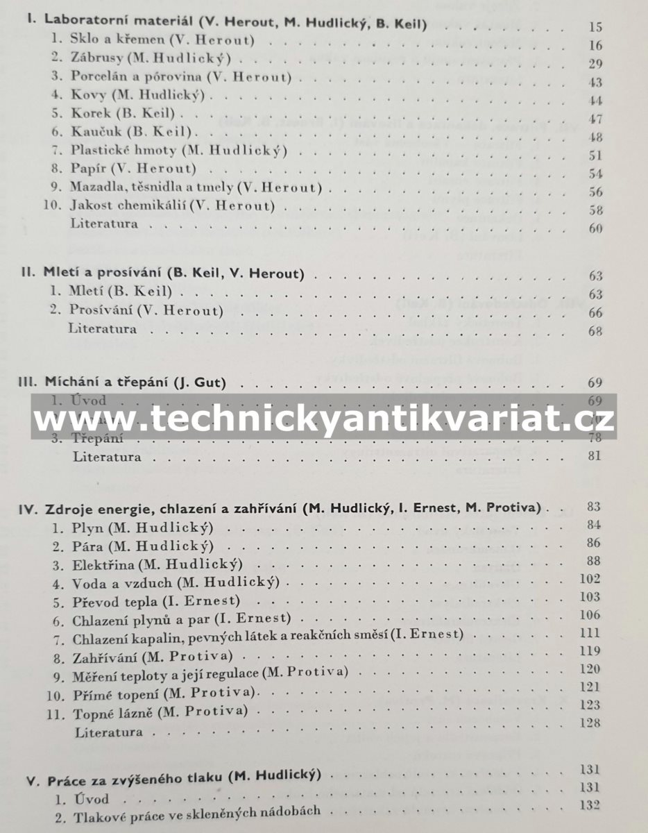 Laboratorní technika organické chemie - Bořivoj Keil (1963)