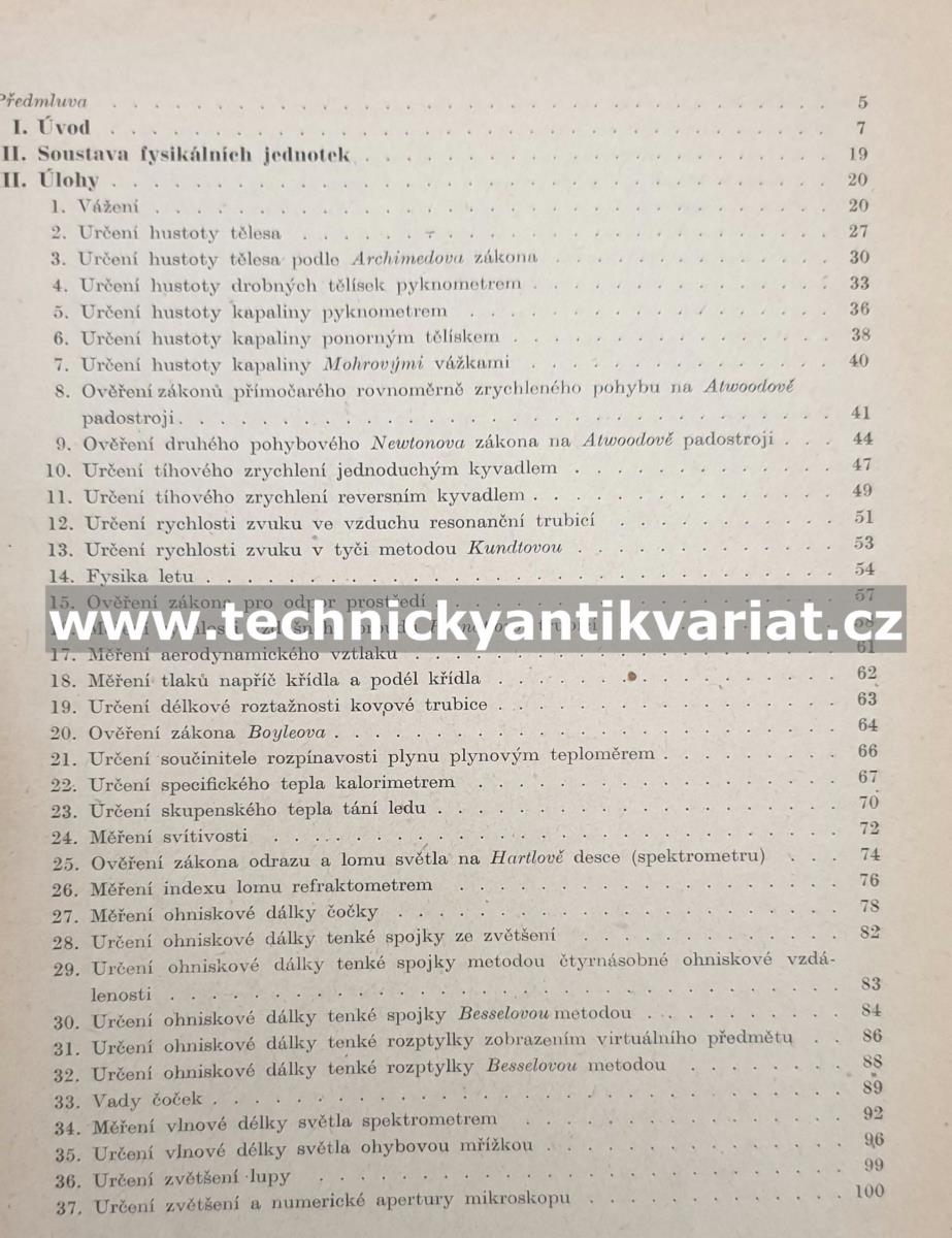 Návody k základním fysikálním měřením - Vladimír Pilát (1955)