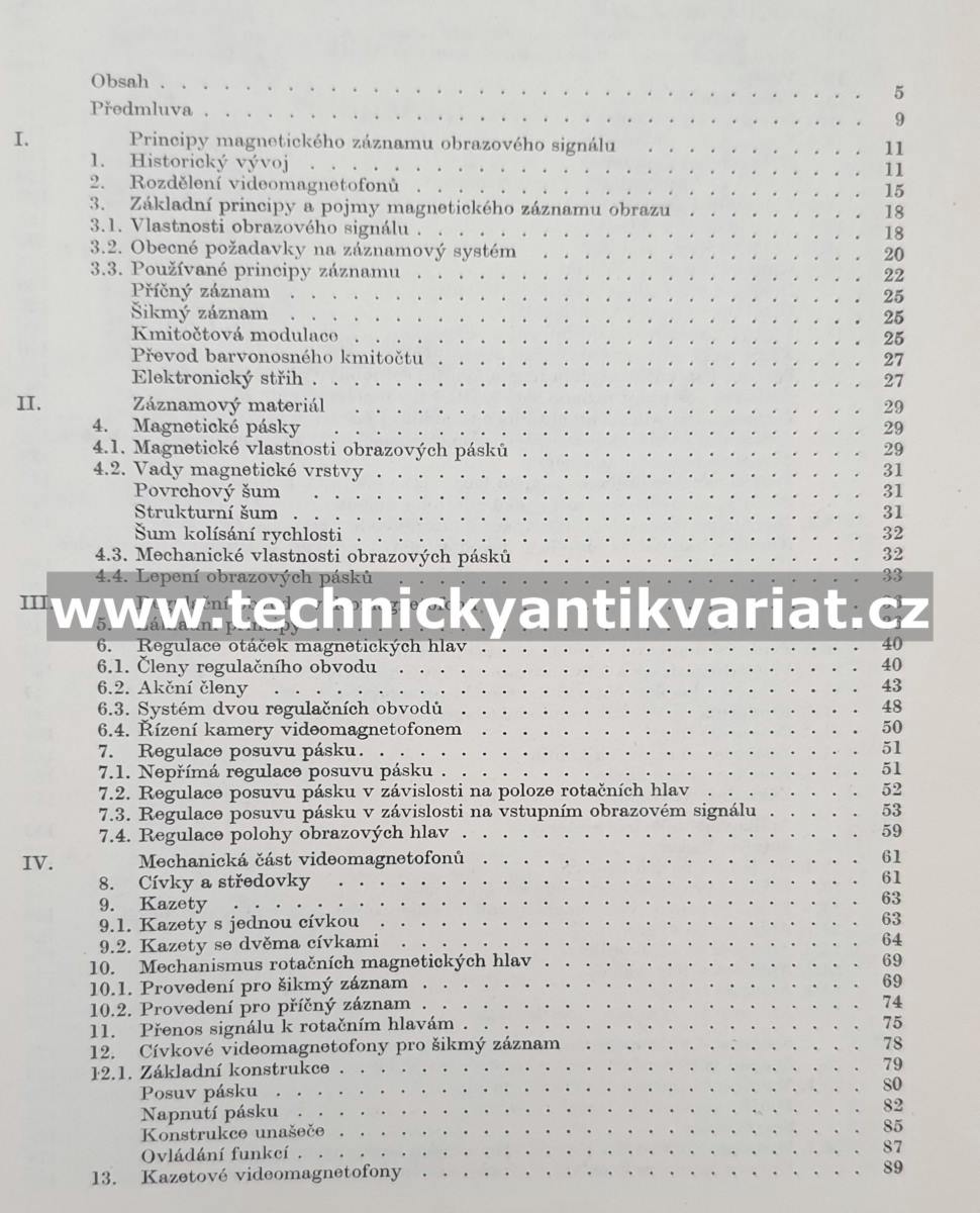 Magnetický záznam obrazu - Tauš, Novák (1983)