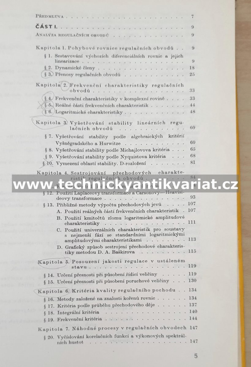 Sbírka úloh z automatické regulace - Besekerskij (1970)