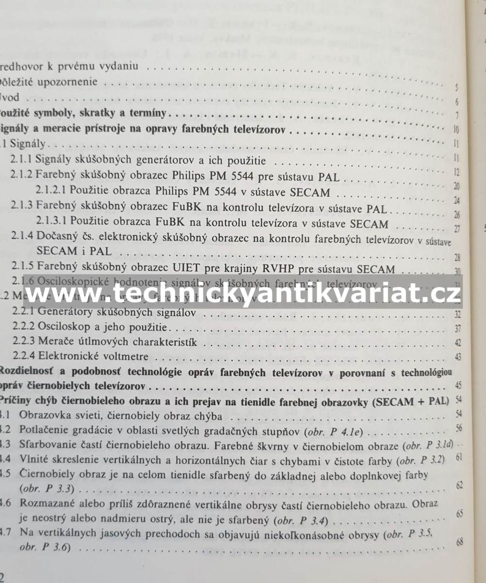 Diagnostika a servis farebných televizorov - Oldřich Netušil (1983)