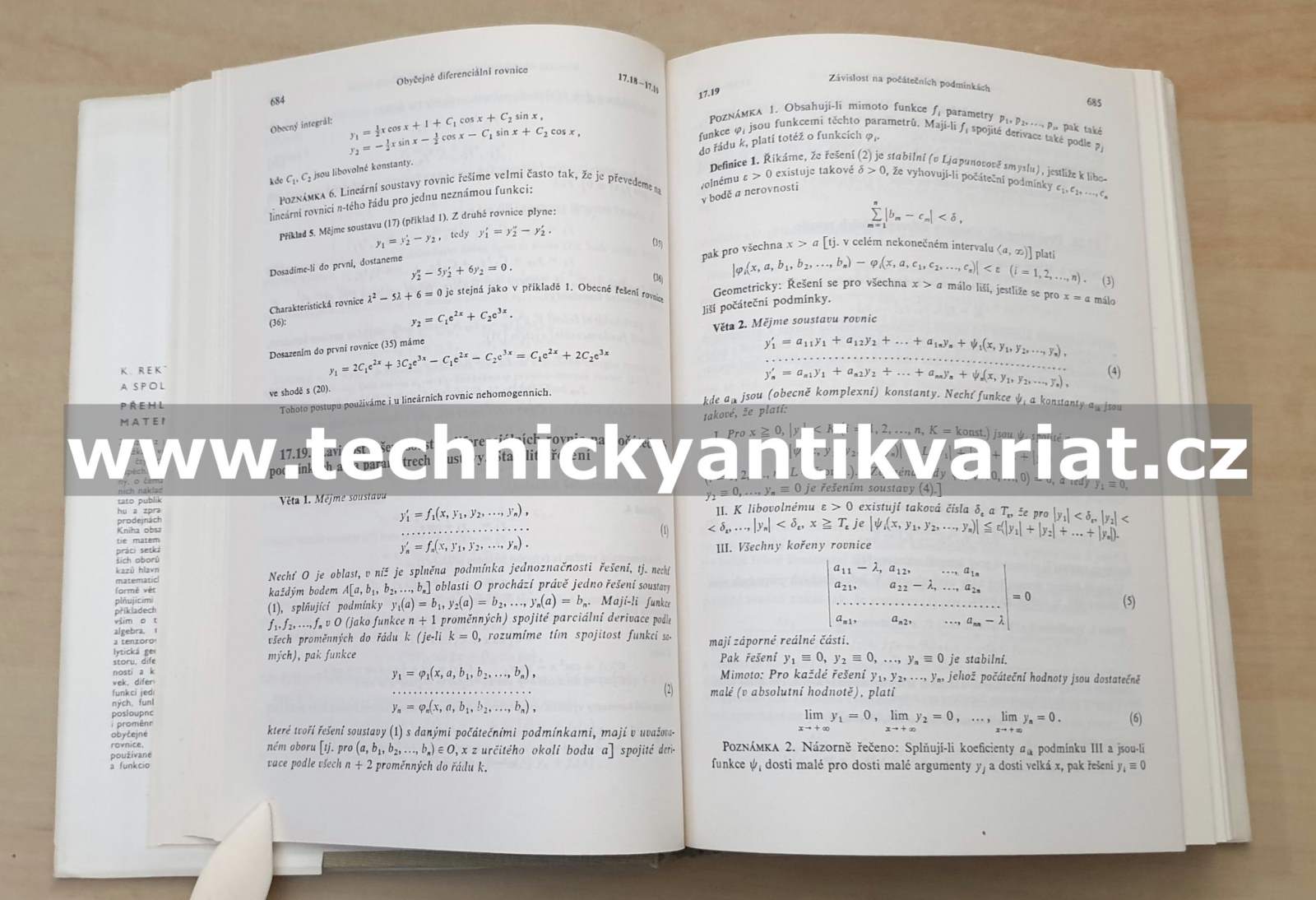 Přehled užité matematiky II. - Karel Rektorys (1988)