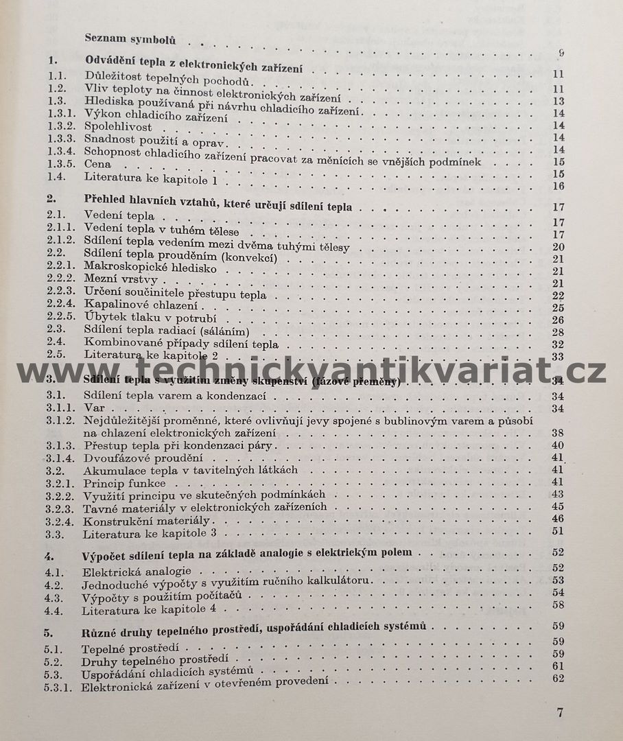 Odvod tepla z elektronických zařízení - Elberg, Mathonnet (1983)