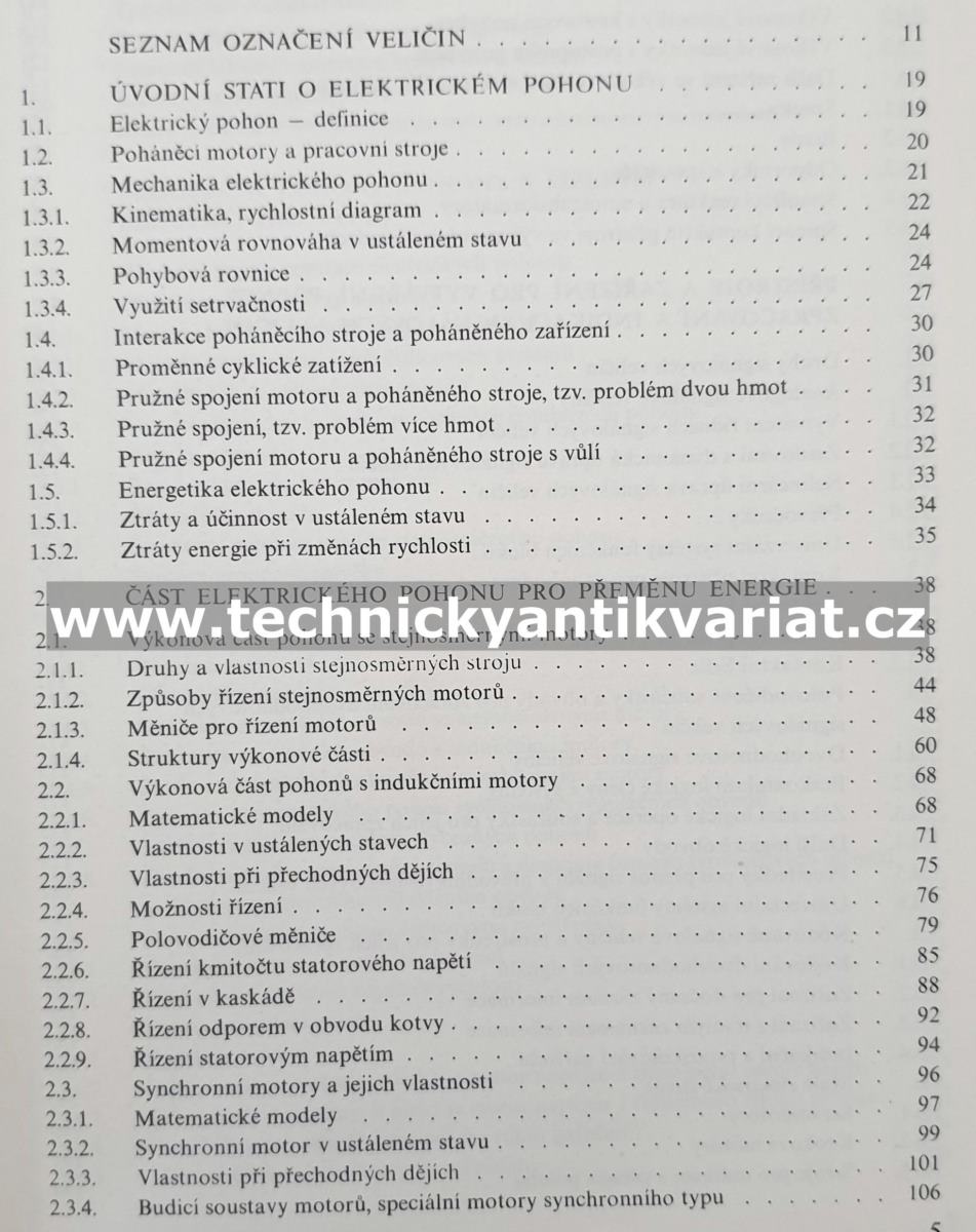 Technika elektrických pohonů - L. Kule (1983)