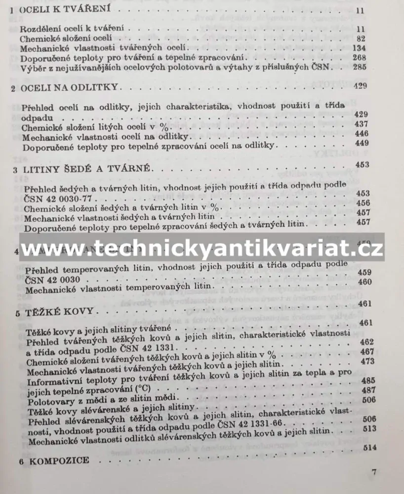 Strojnické tabulky 1. Materiály na strojnickou výrobu - Fiala, Bebr, Matoška (1987)