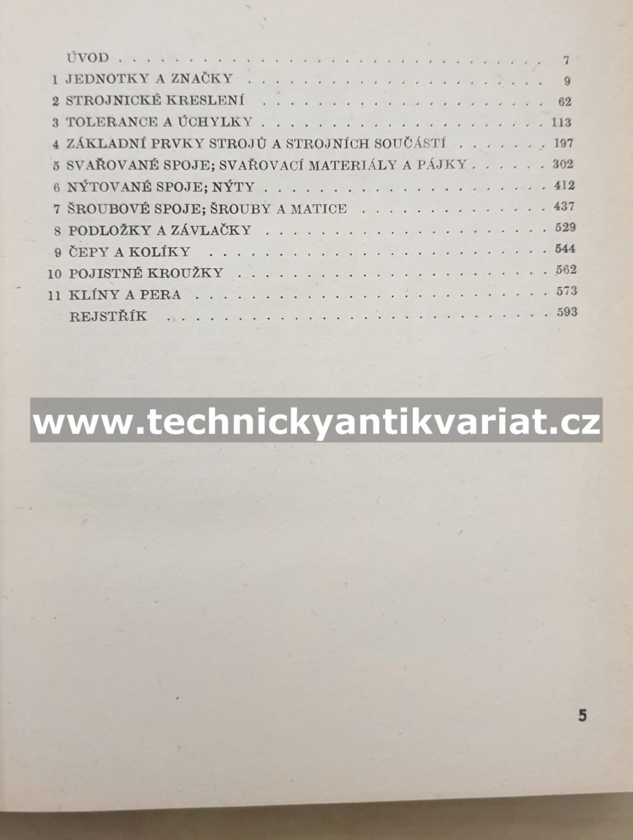 Strojnické tabulky 2. Základní strojní prvky a součásti - Fiala, Svoboda, Šimonovský (1988)