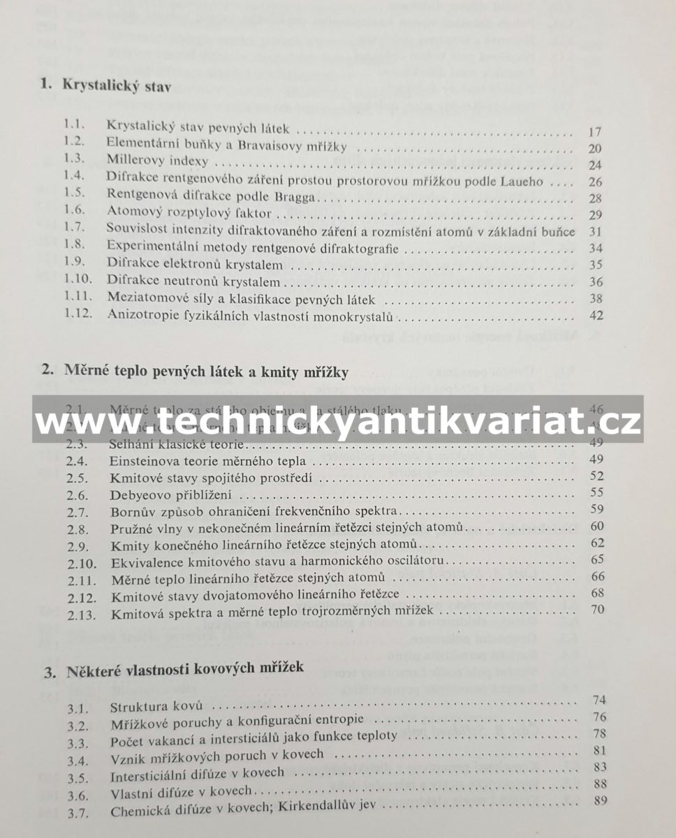 Fyzika pevných látek - A. J. Dekker (1966)