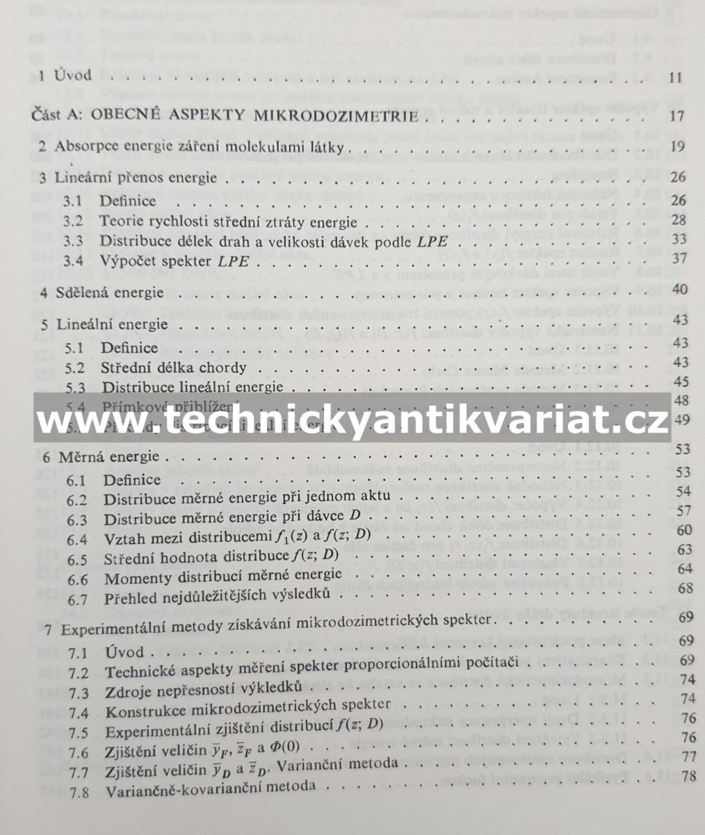 Mikrodozimetrie a jeji aplikace - Antonín Sedlák (1989)