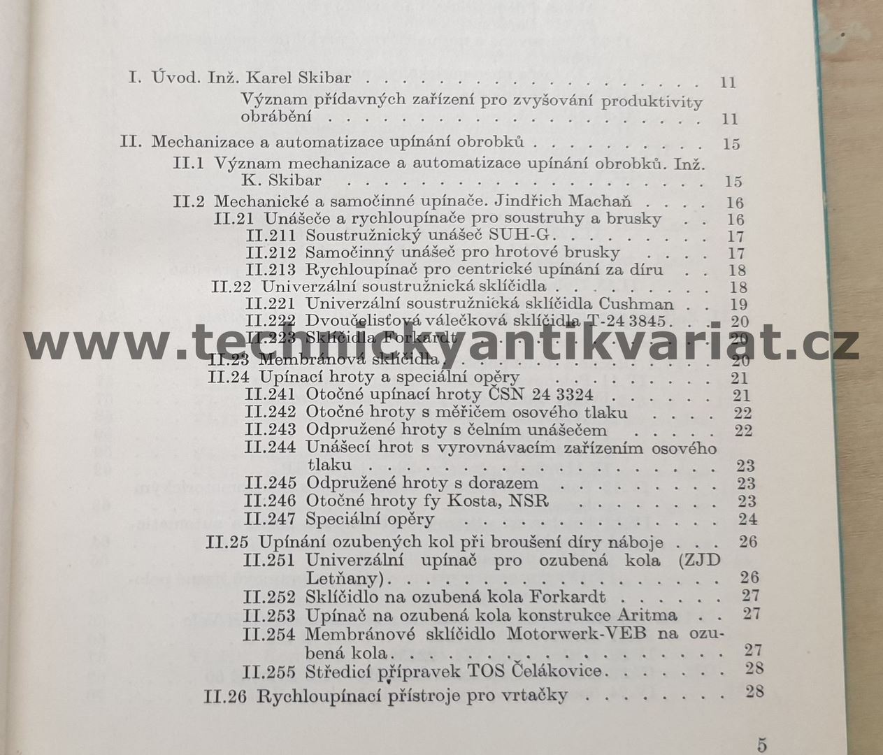 Přídavná zařízení obráběcích strojů - Karel Skibar (1966)