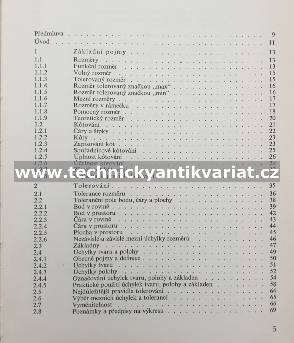 Kotování a tolerování vyměnitelných součástí - František Konečný (1965)