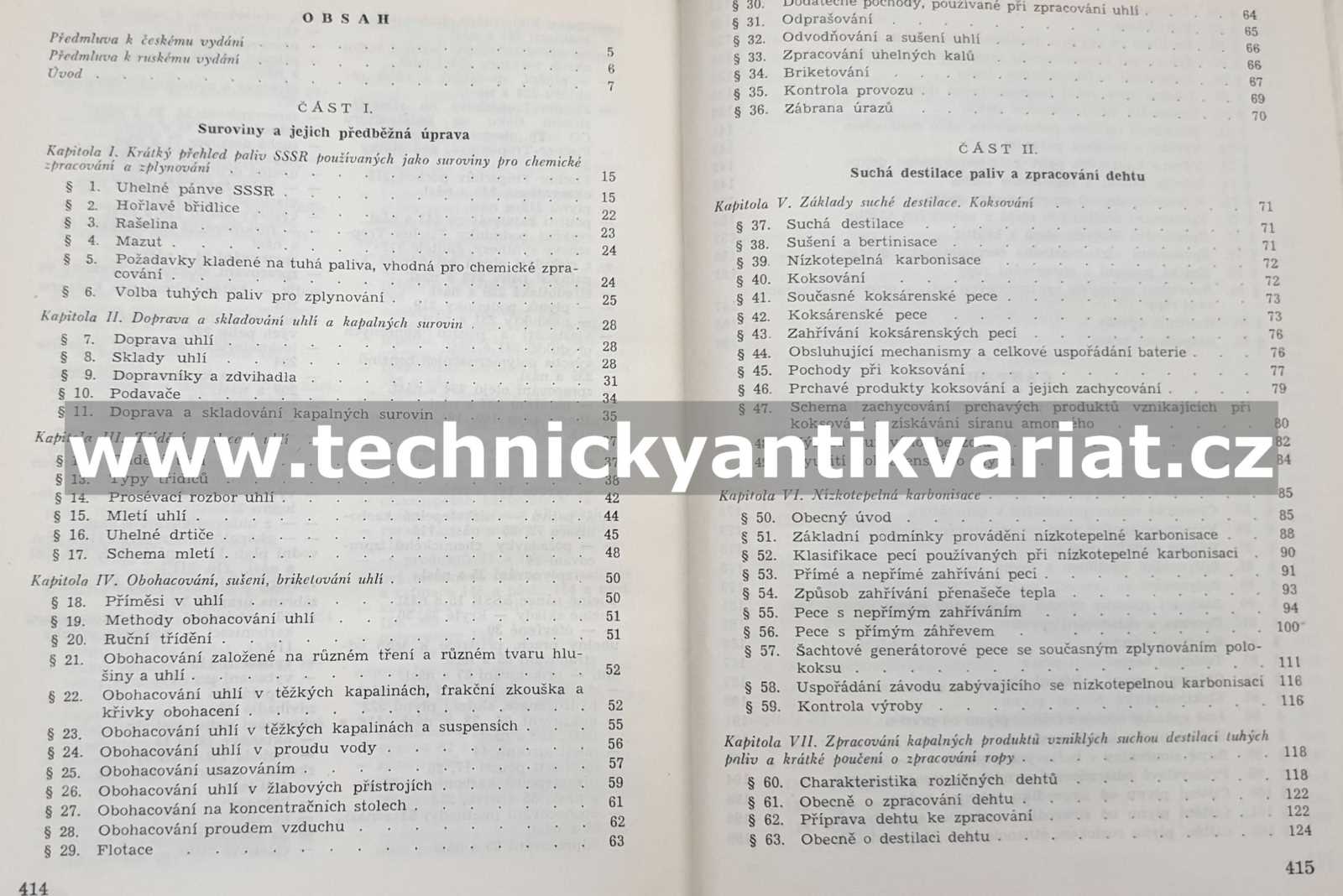 Chemie a technologie umělého kapalného paliva - J. M. Gojchrach, N. B. Pinjagin (1952)