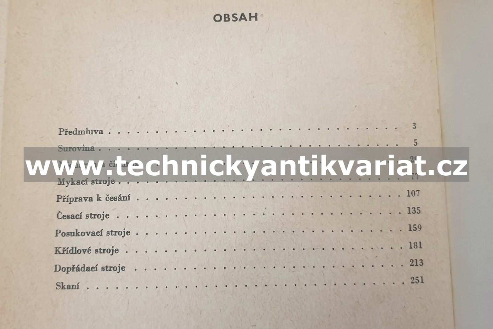 Pravidla technické exploatace pro přádelny bavlny (1961)