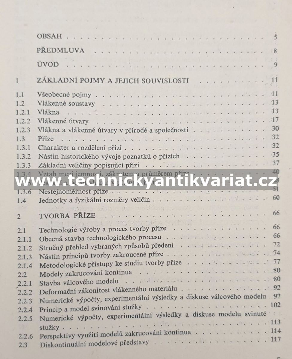 Příze - tvorba, struktura, vlastnosti - Bohuslav Neckář (1990)
