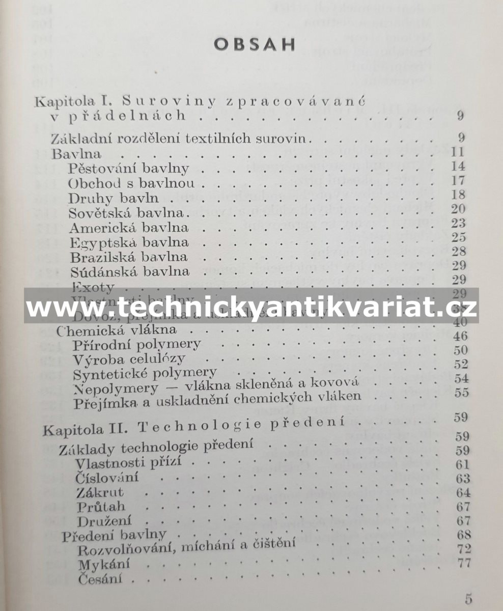 Míchárna a čistírna bavlny - Václav Horák (1967)