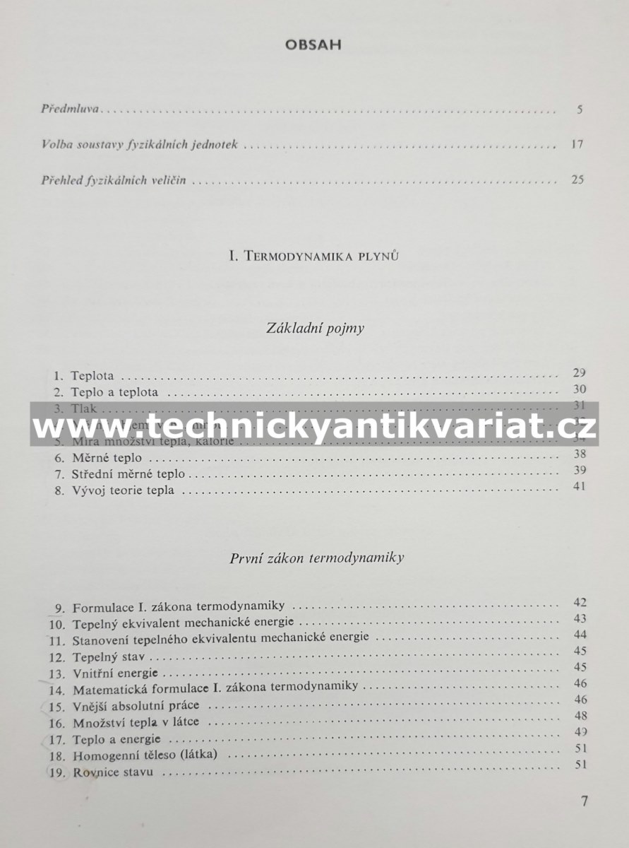 Technická termodynamika - Josef Kalčík (1963)