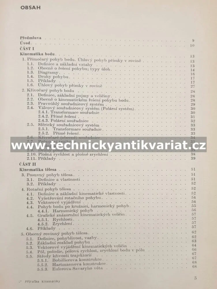 Příručka kinematiky s příklady - Vladimír Brát (1973)