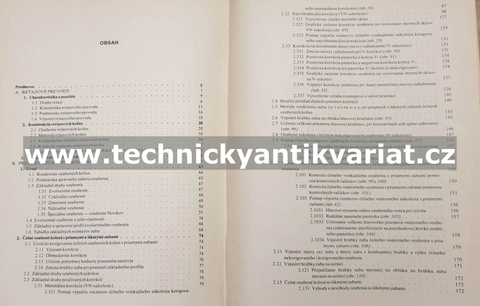 Ozubenie v konštrukčnej praxi - F. Manas (1976)