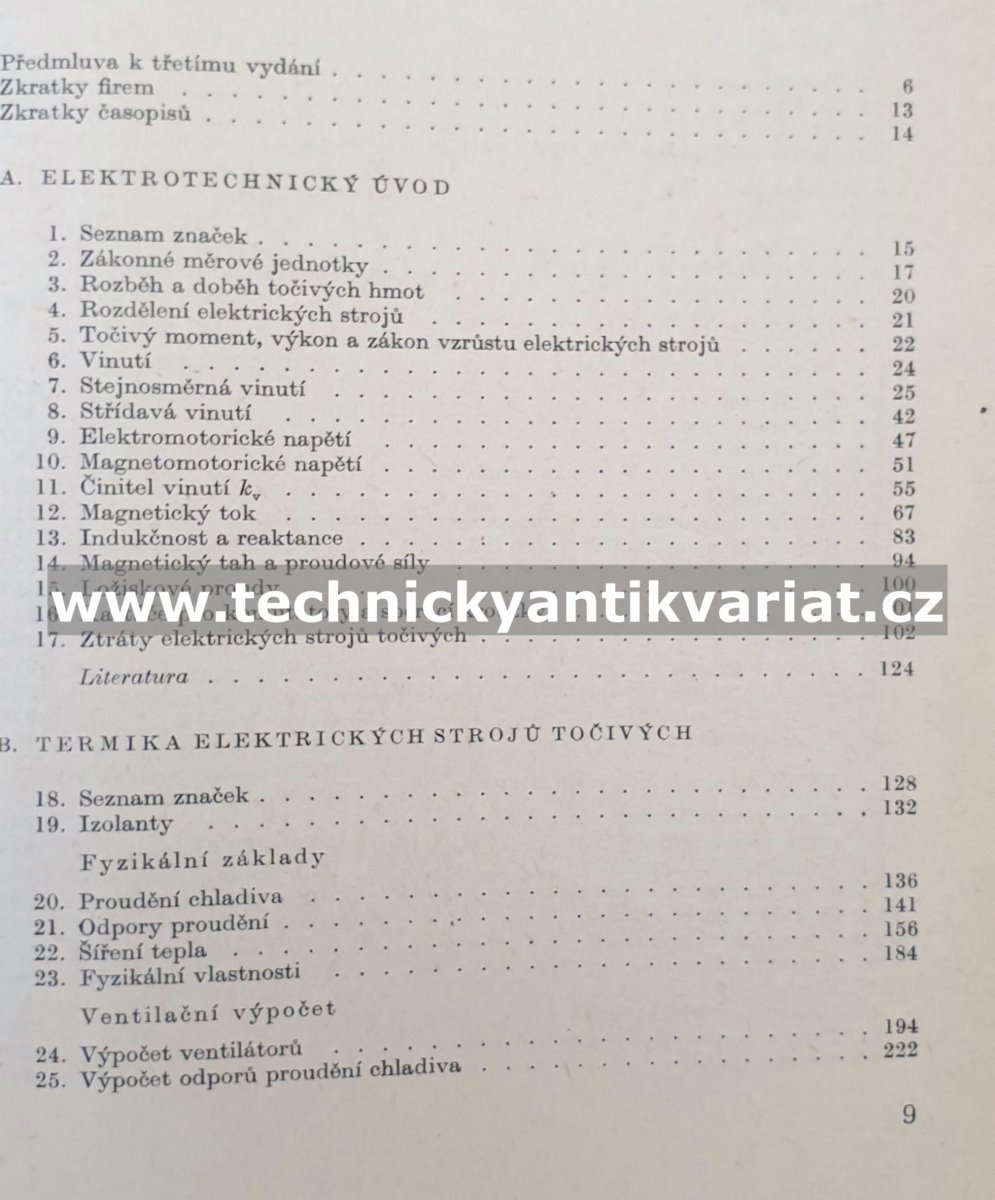 Elektrotechnika II. Elektrické stroje, část 1 - List, Hak (1969)