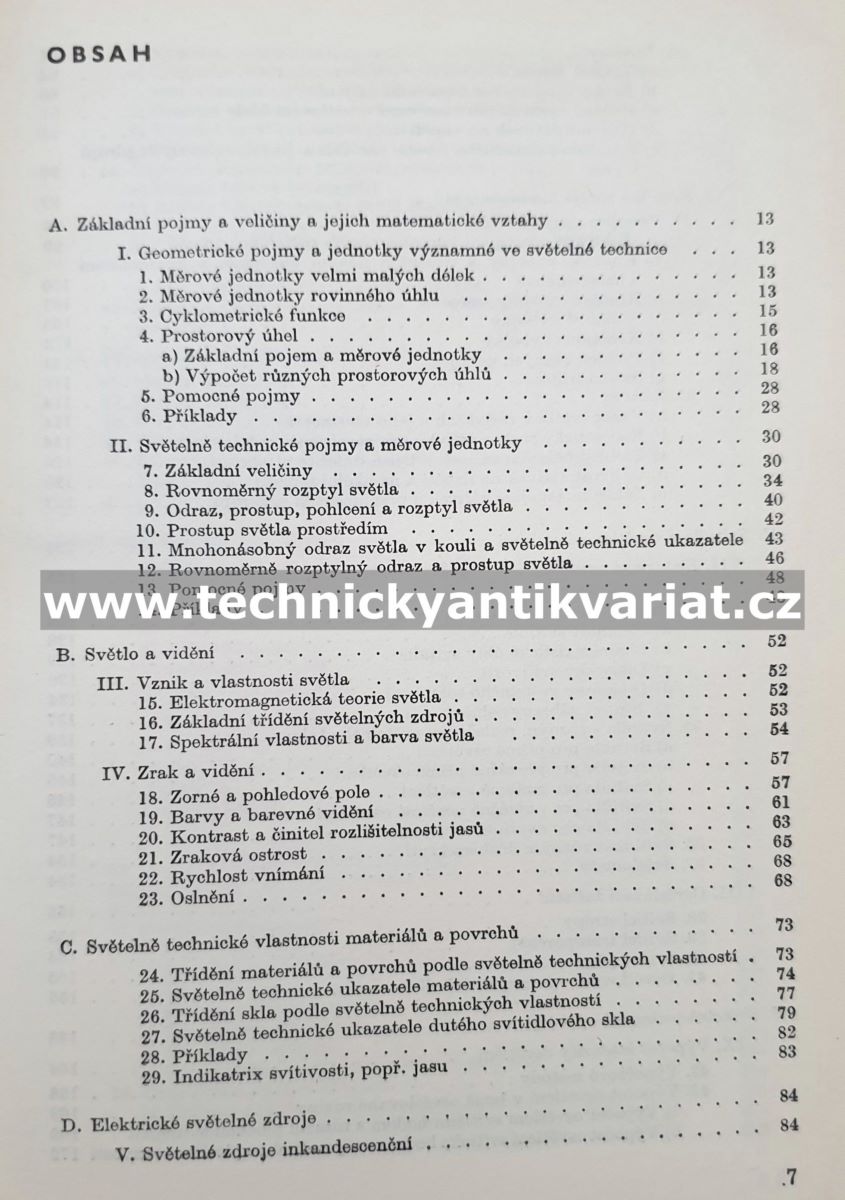 Příručka osvětlovací techniky - Otto Šula (1979)