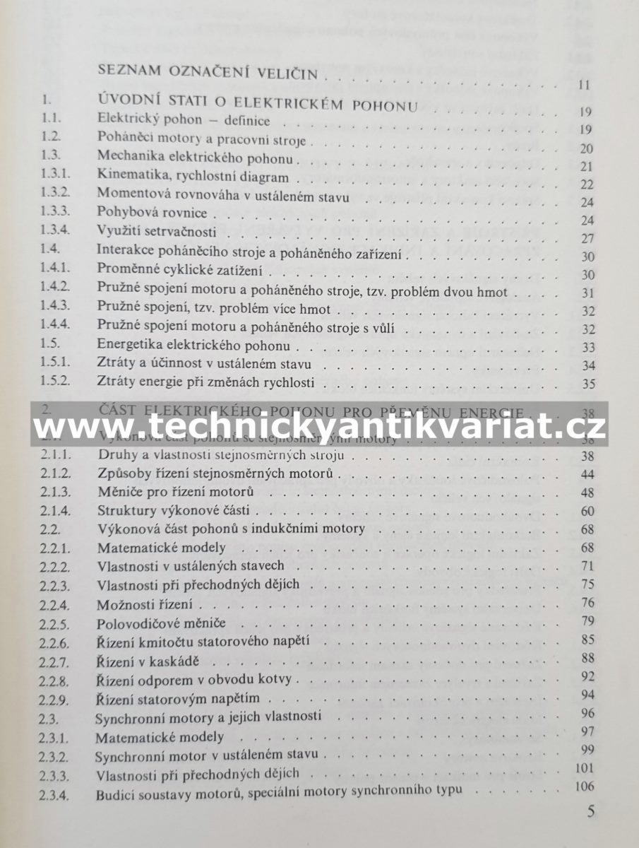 Technika elektrických pohonů - L. Kule (1983)