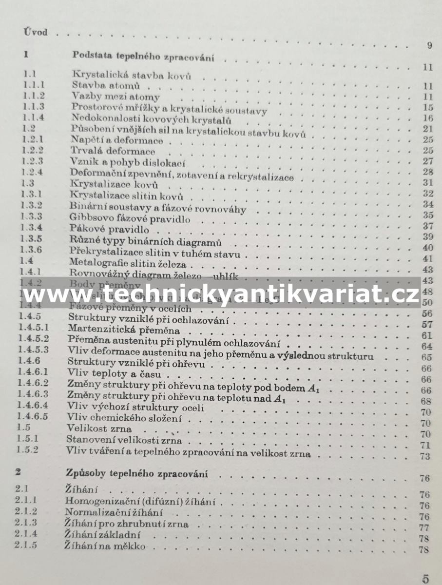 Tepelné zpracování oceli - J. Jech (1983)