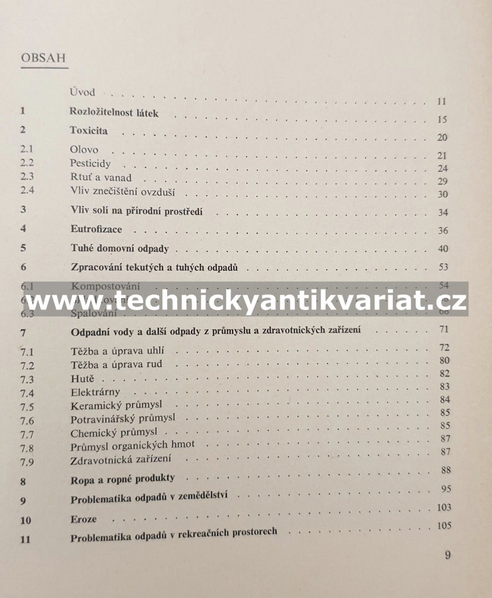 Odpady v přírodním prostředí a ve vodním hospodářství - Adolf Petrů (1979)