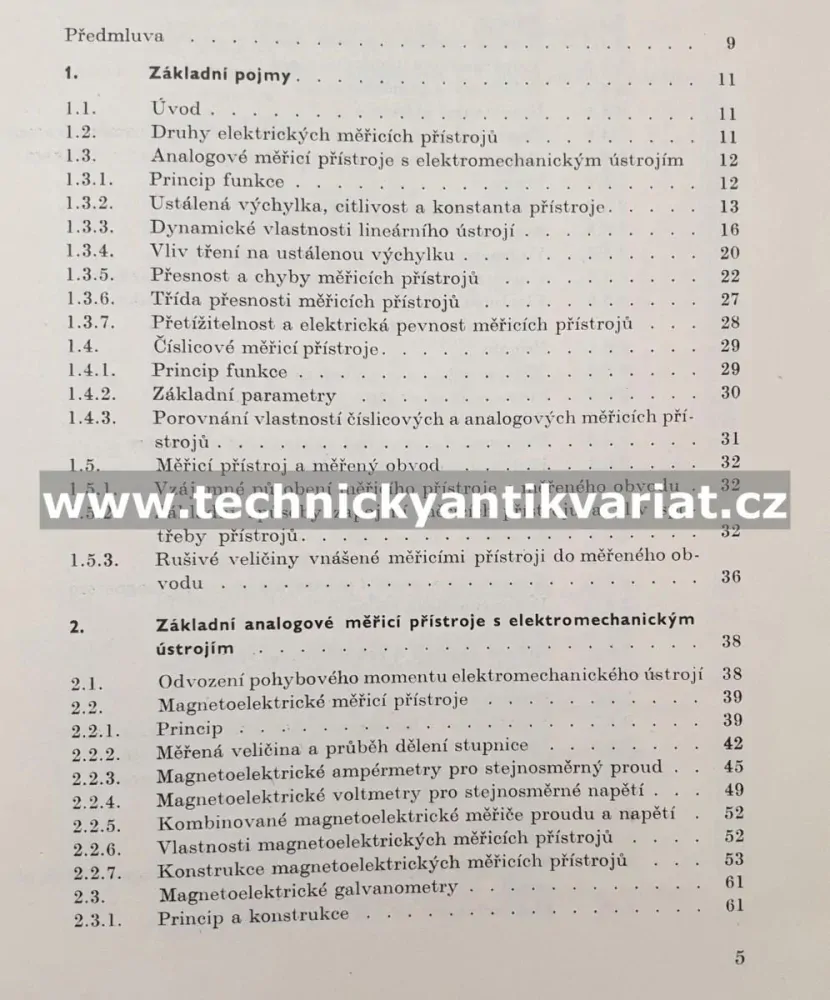 Elektrická měření I. Elektrické měřící přístroje - Dufek, Fajt (1974)