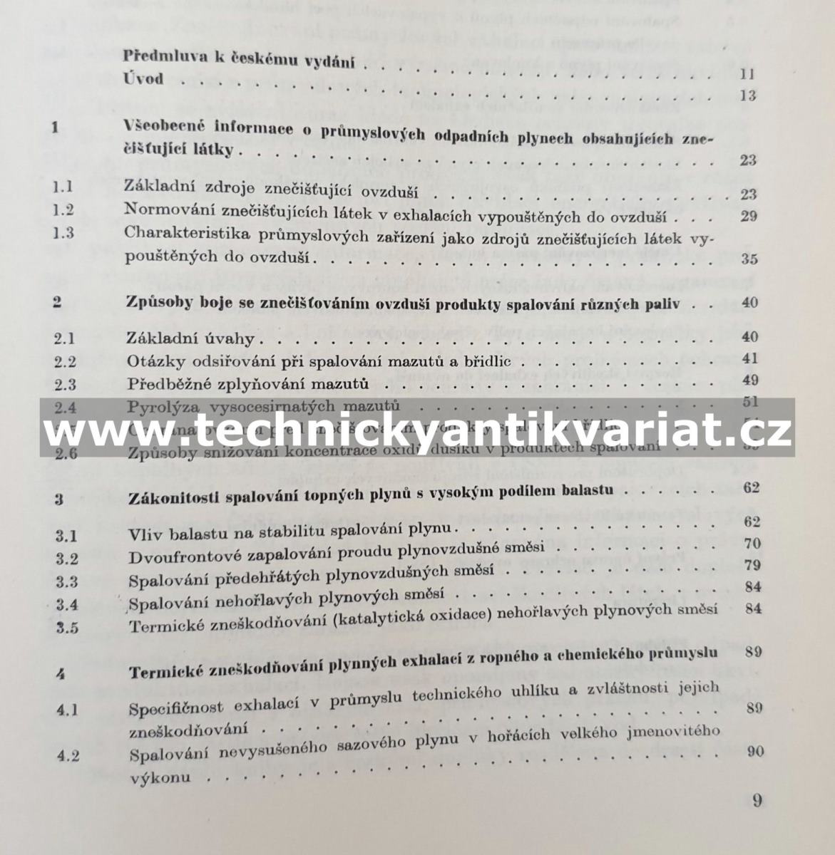 Zneškodňování průmyslových exhalací spalováním - V. A. Spejšer (1983)