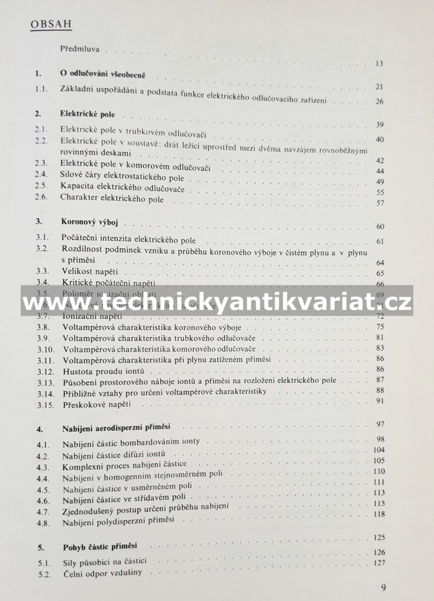 Elektrické odlučovače - Jaroslav Bohm (1977)