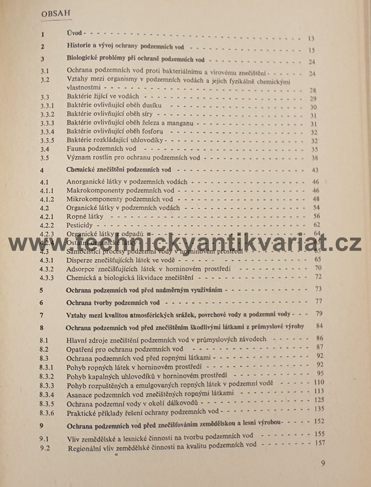 Ochrana podzemních vod - Vladimír Pelikán (1983)