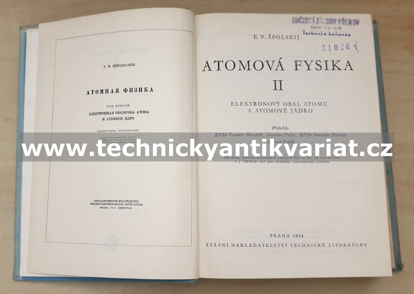 Atomová fysika II. - Špolskij (1954) 