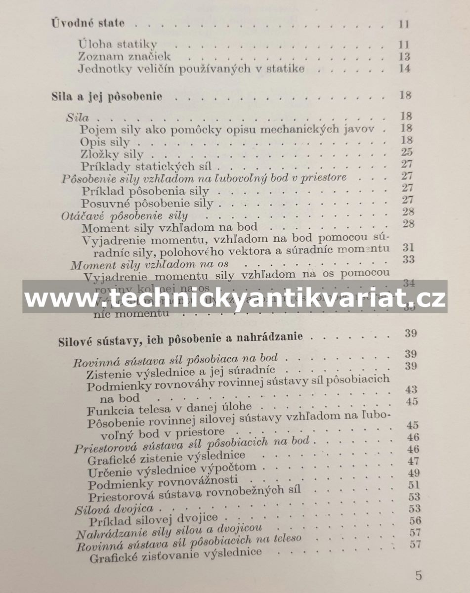 Mechanika 2 statika - Robert Binder (1965)