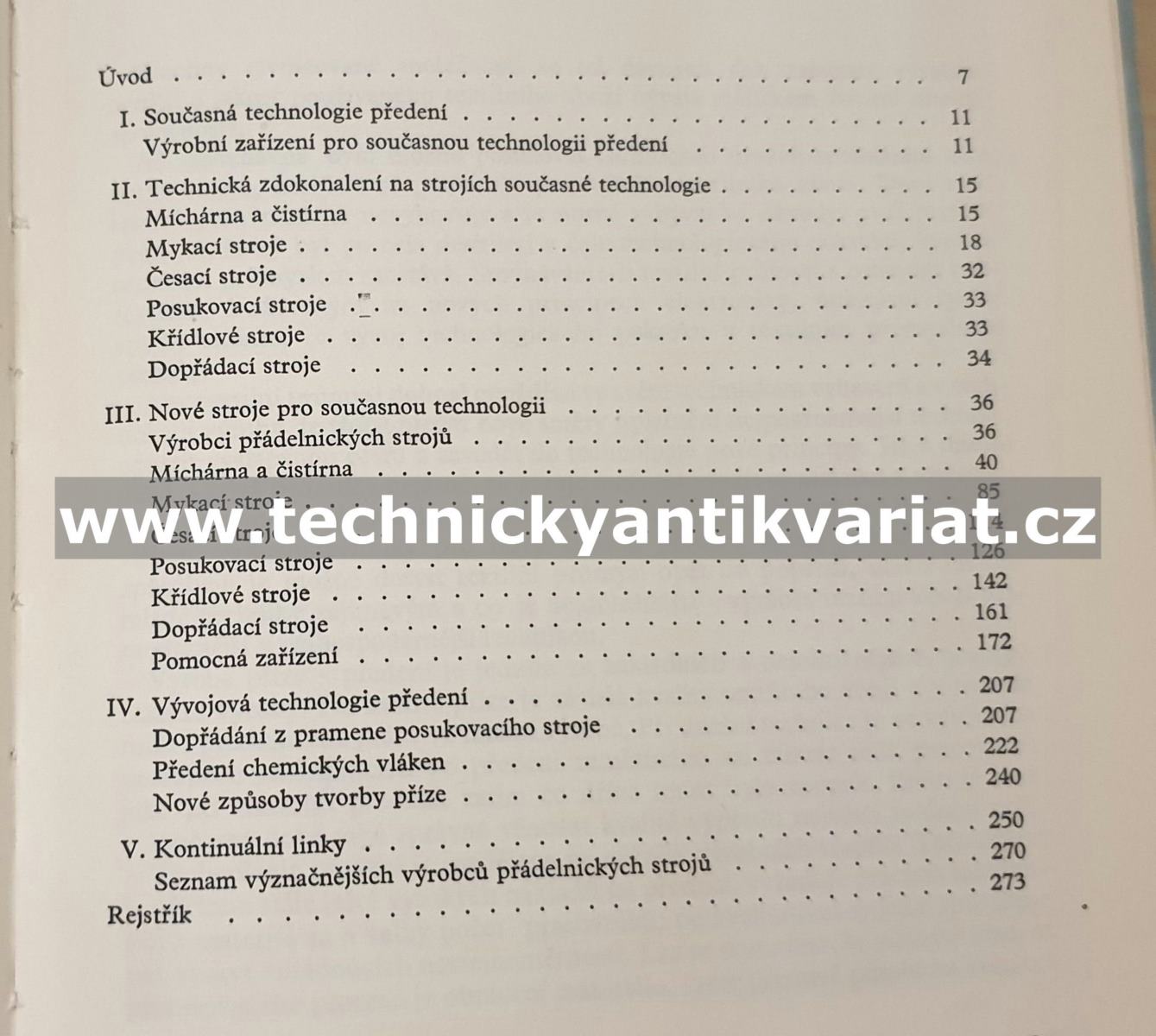 Nová technika v přádelnách bavlny - Václav Horák (1964)