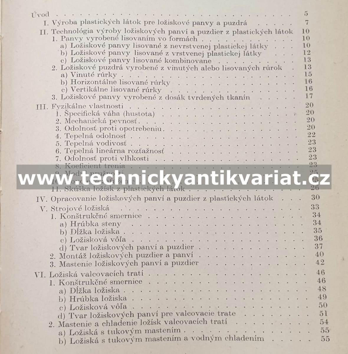 Klzné ložiska z plastických látok - František Nuhlíček (1956)