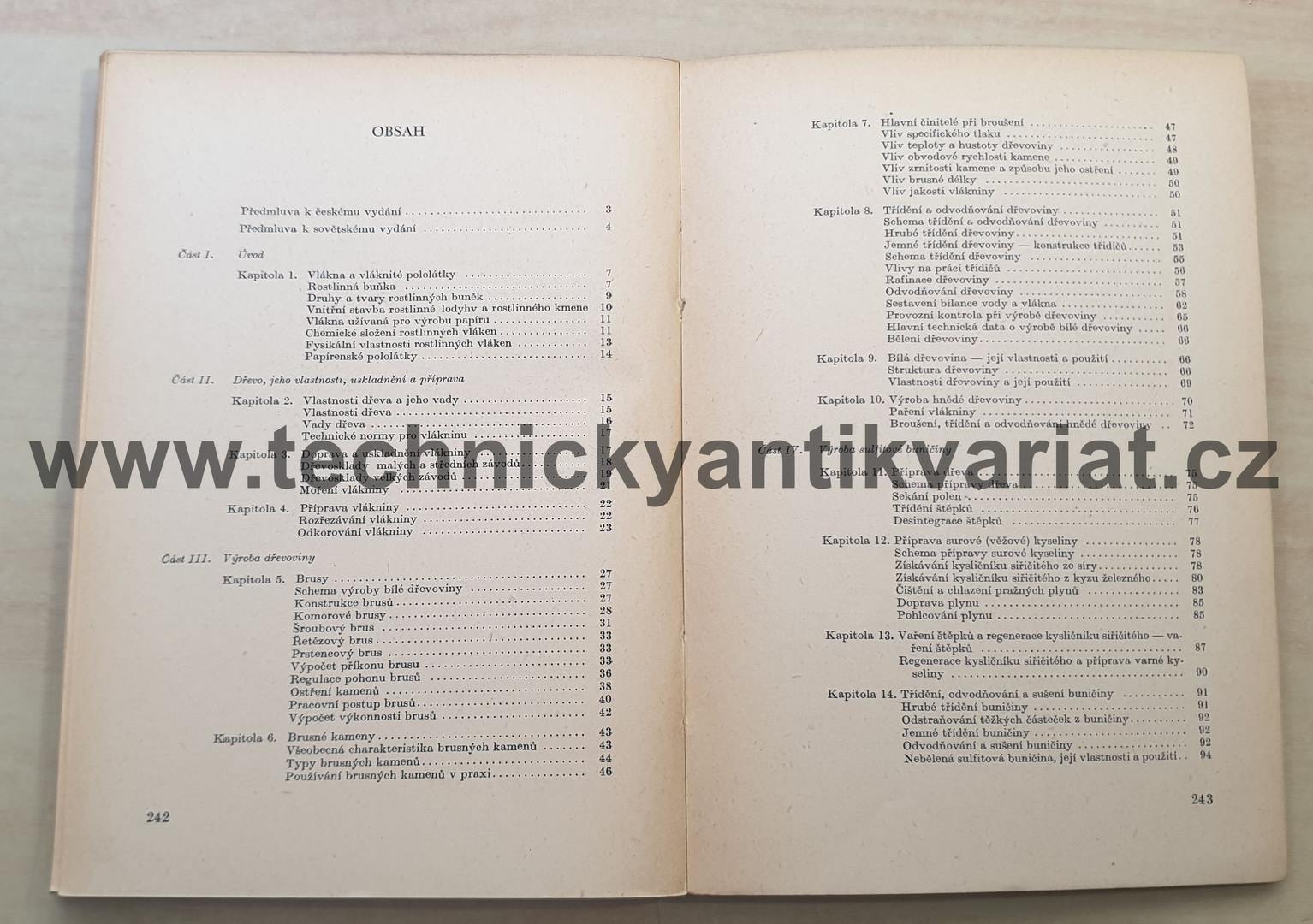 Technologie papíru - P.V. Šumilov (1952)