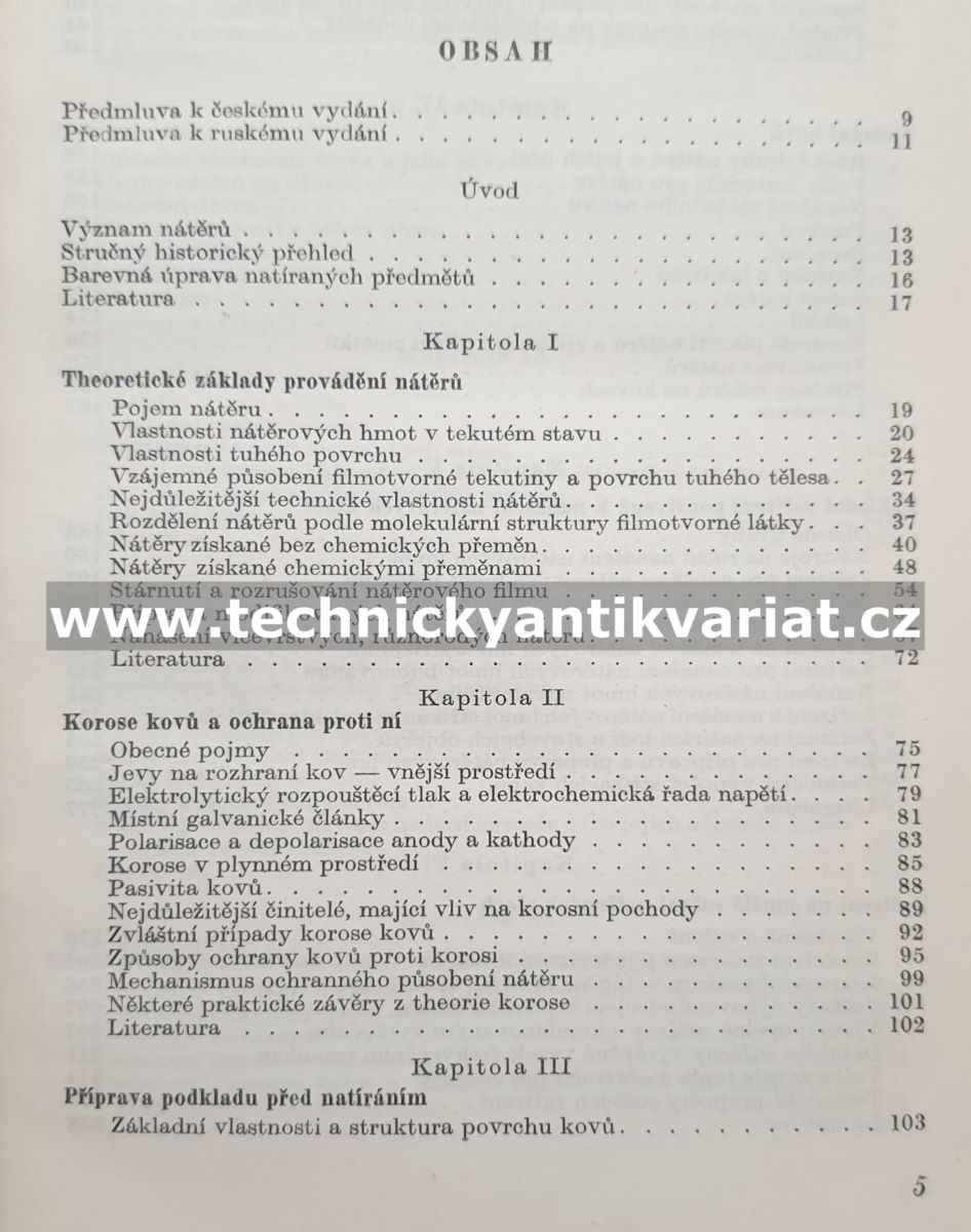 Technologie nátěrů - Drinberg, Snedze, Tichomirov (1956)
