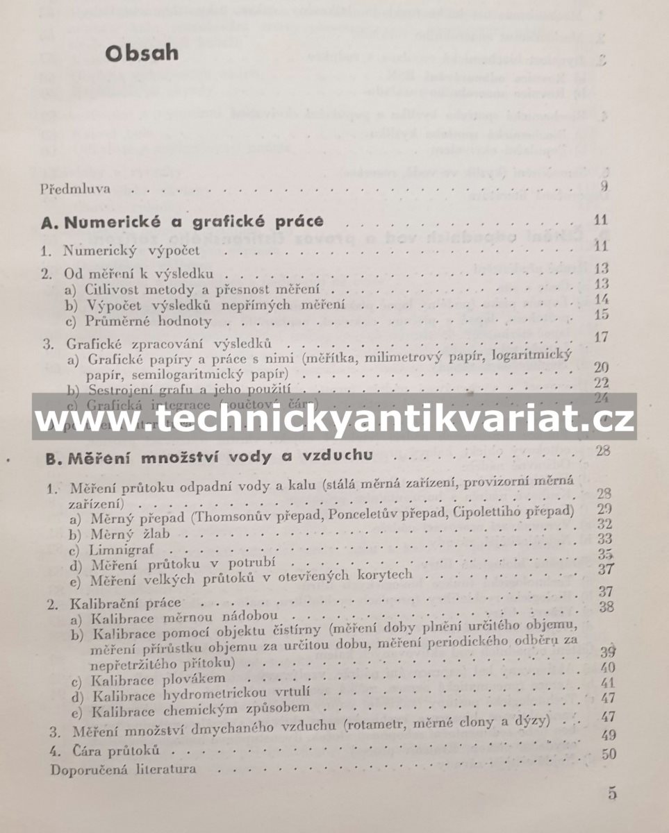 Příručka pro provoz a kontrolu čistíren odpadních vod - Effenberger, Zahrádka (1963)