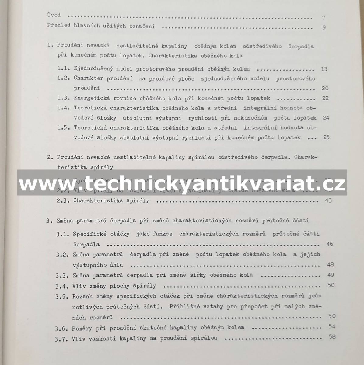 Vliv změny geometrických tvarů průtočné části odstředivých čerpadel na jejich parametry - Zdeněk Waiser (1976)