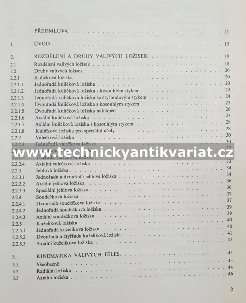 Technika uložení s valivými ložisky - Jan Frohlich (1978)
