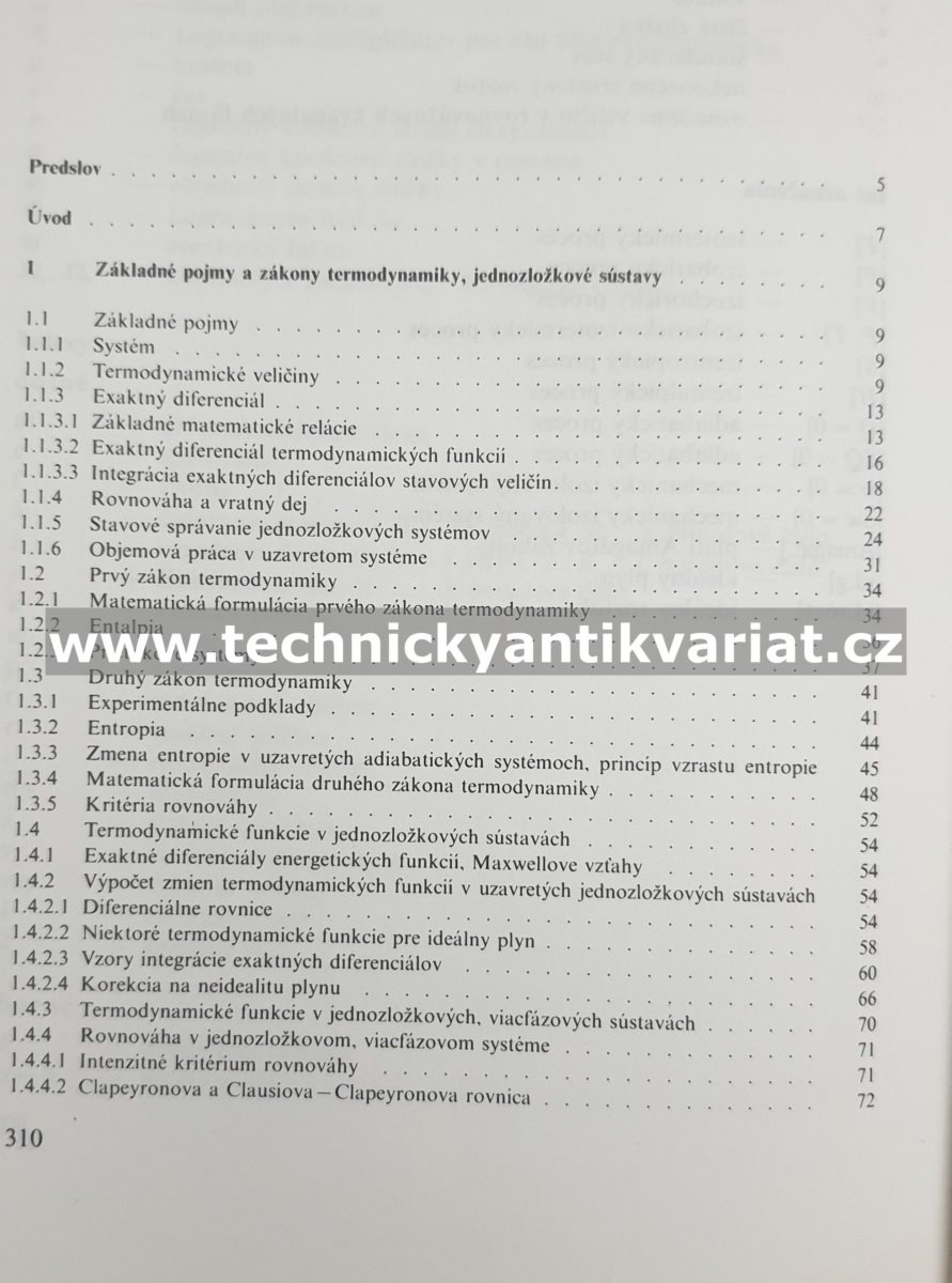 Chemickoinžinierska termodynamika - Julius Surový (1991)