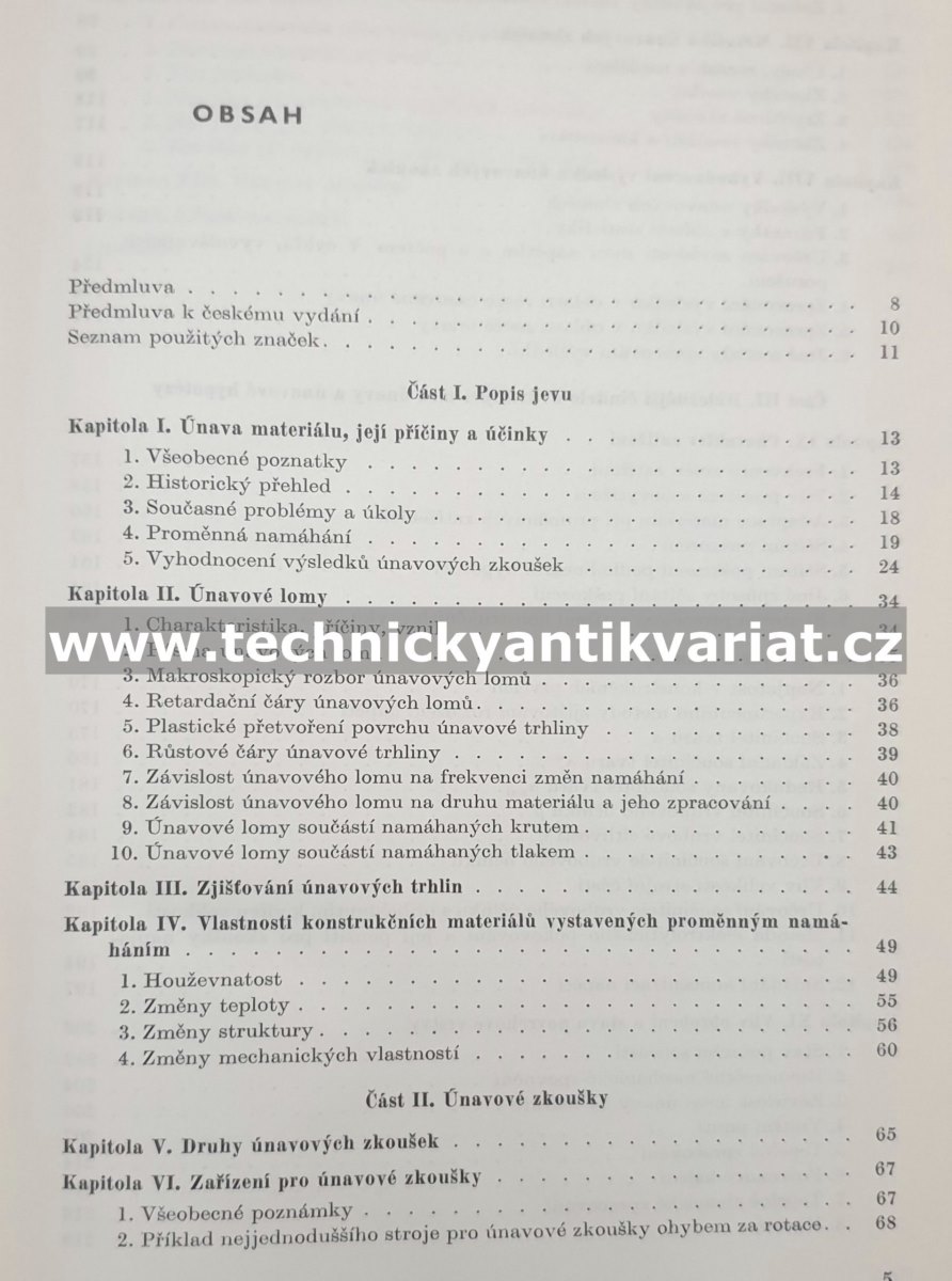 Únava materiálu a její zkoušení - Dylag, Orloš (1968)