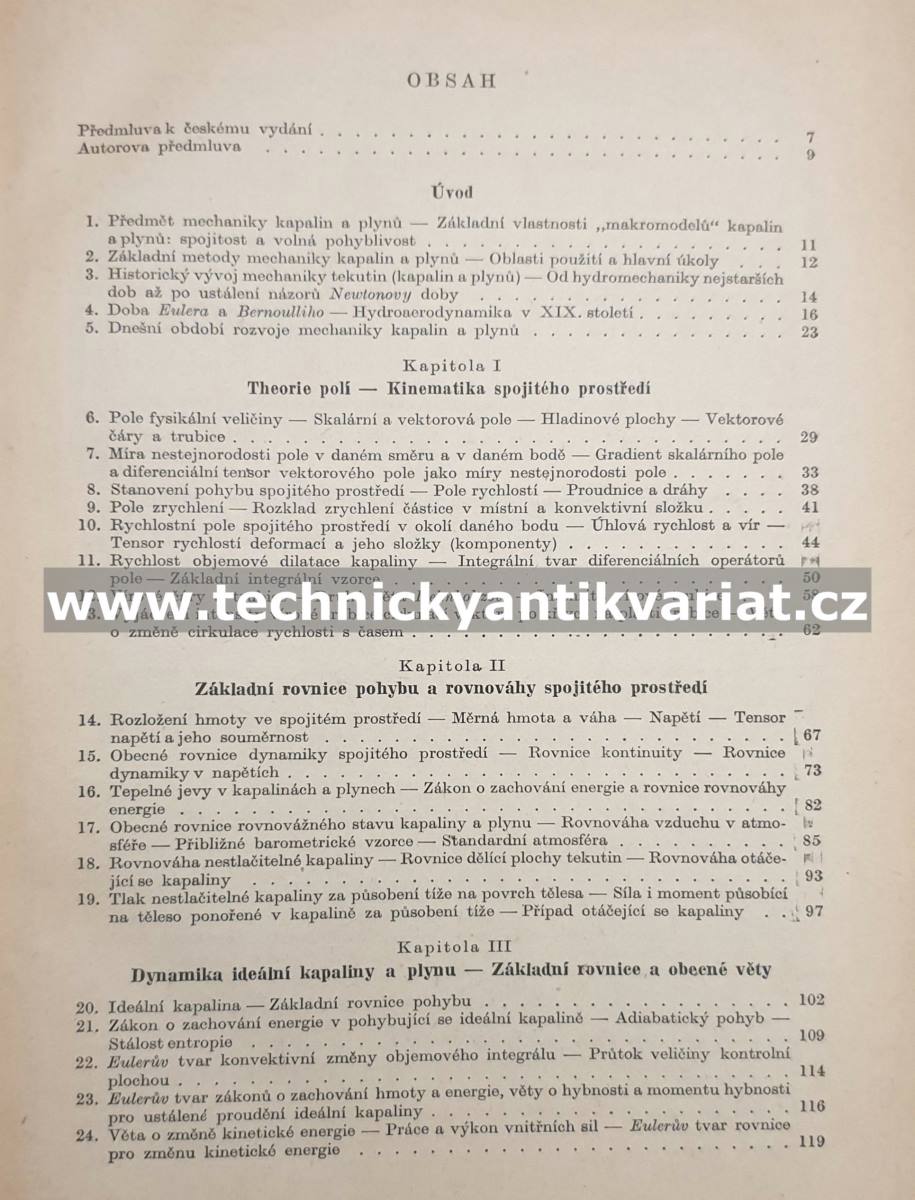 Mechanika kapalin a plynů I. L.G.Lojcjanskij (1954)
