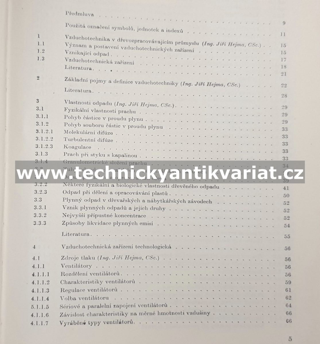 Vzduchotechnika v dřevo zpracovávajícím průmyslu - Hejma, Budinsky, Vávra, Drkal (1981)