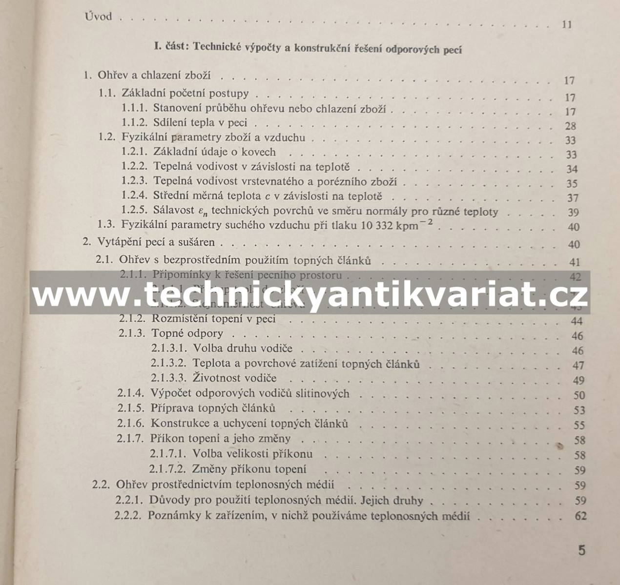 Elektrické odporové pece a sušárny - Dolejší, Tomek (1967)