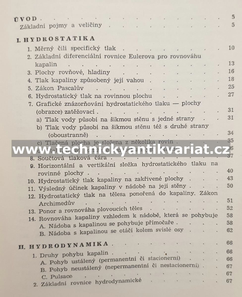 Hydraulika - Karel Kostka (1951)