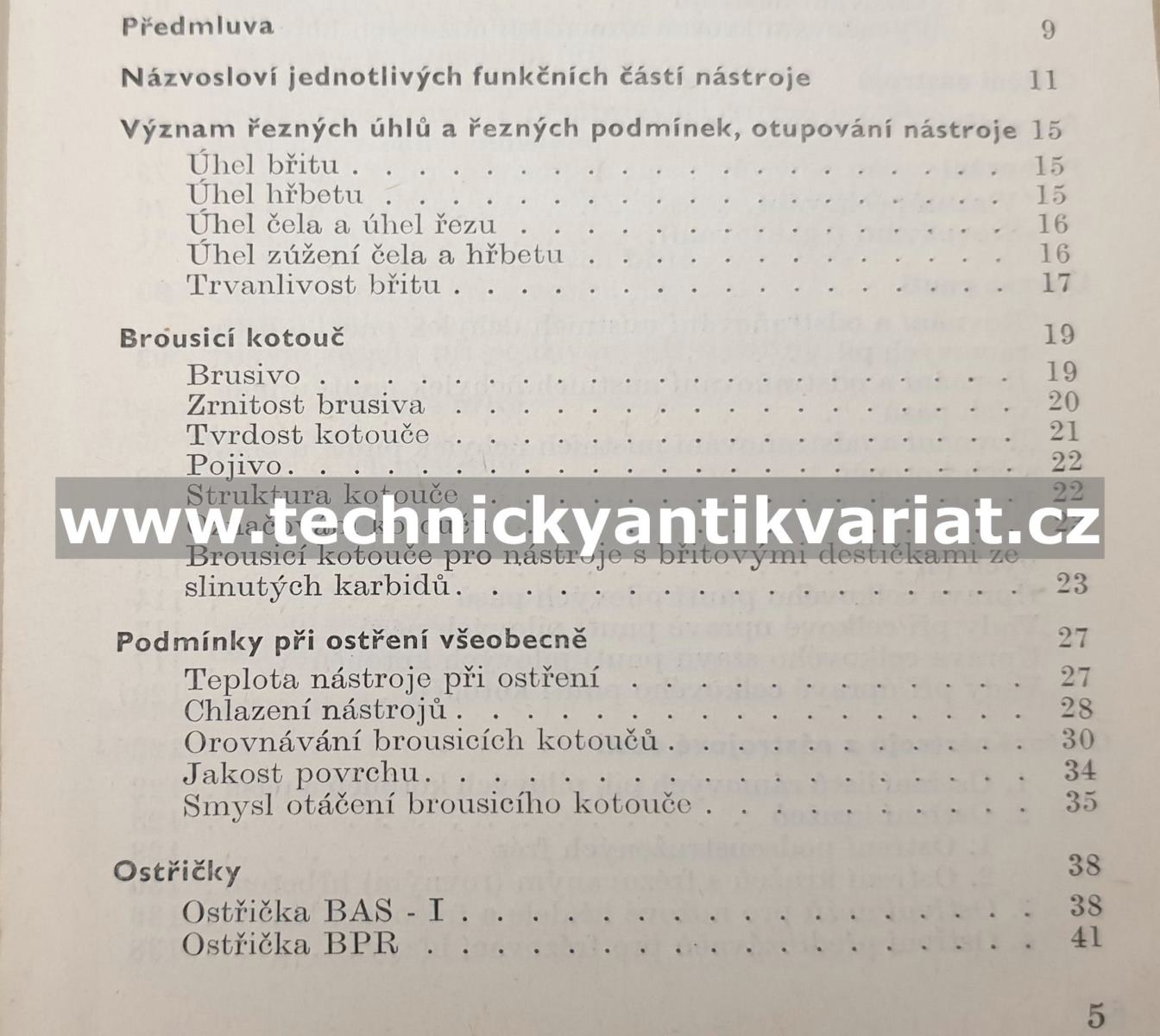 Údržba a ostření dřevoobráběcích nástroj - Stanislav Prokeš (1975)