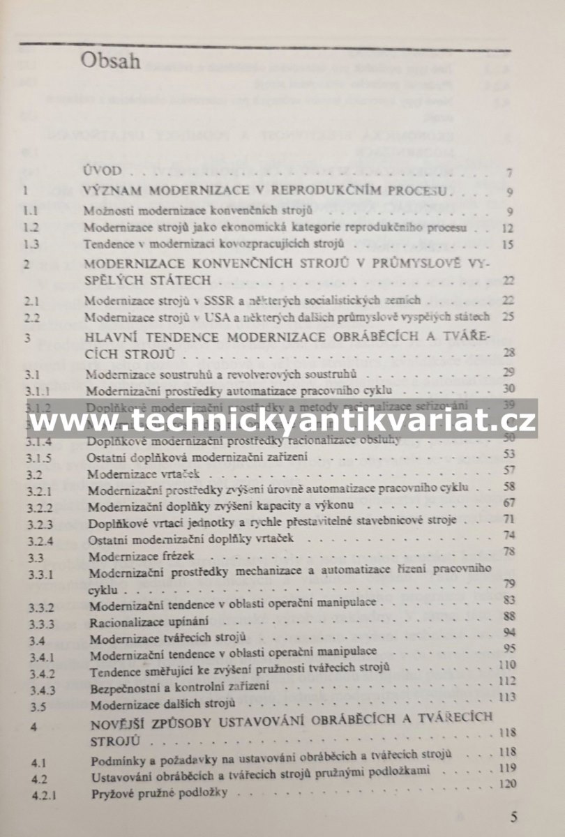 Modernizace konvenčních obráběcích a tvářecích strojů - Rapoš, Hloužek (1982)