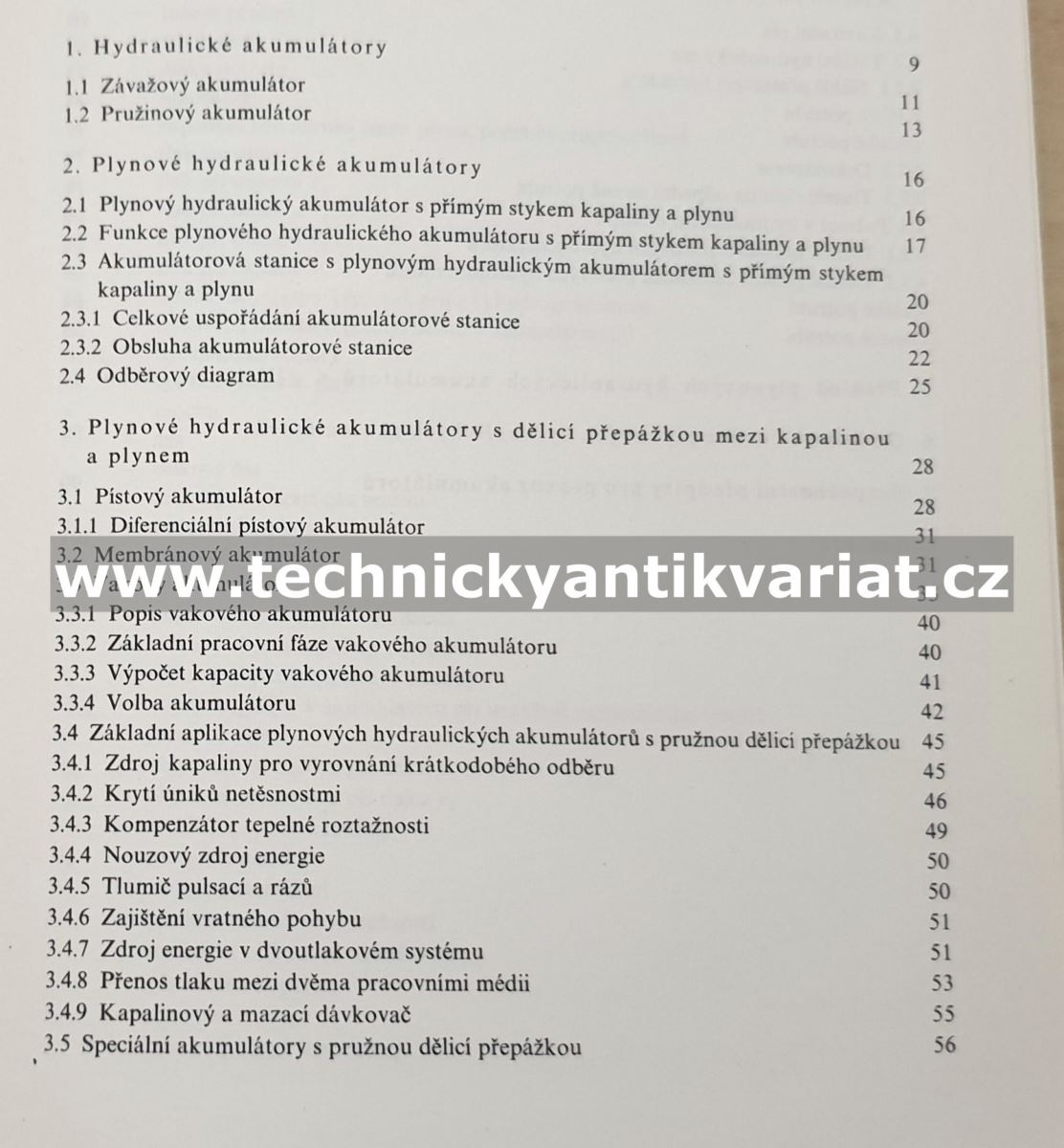 Plynové hydraulické akumulátory - Antonín Šlechta (1978)